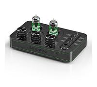 Ampapa A1 Preamplificador de Fono de Tubo: Amplificador de Auriculares, Preamplificador de Alta Fidelidad para Tocadiscos MM con Control de Tono para Sistemas de Audio Estéreo Domésticos