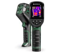 AMPBANK Camara Termica 240x240 TISR Resolución, Camara Termografica con 24 Horas Duración de Batería, 25 Hz, -20℃ a 450℃ Rango de Temperatura con Alarma de Temperatura, IP65
