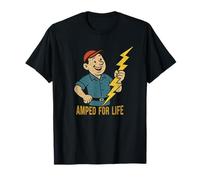 Amped For Life Funny Electrician Brotherhood Camiseta