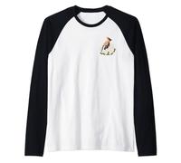 Ampelis Pájaro de Jardín Observador de Aves Biólogo Camiseta Manga Raglan
