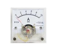 Amperímetro analógico 91C4-A Amperímetro de aguja de CC, mecánico analógico, mesa de placas(10A)