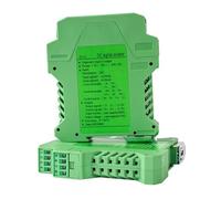 Amperímetro analógico Aislador de señal analógica de 4-20 mA a 0-10 V, convertidor de señal eléctrica de 2 entradas y 2 salidas(1 In 2 Out,DC 24V_0-10V INPUT_0-10MA OUTPUT)