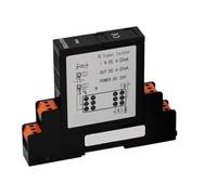 Amperímetro analógico Aislador de señal CC enchufable de 4-20 mA Modelo 0-10 V 0-5 V Convertidor de voltaje de corriente pasivo(2Input 2Output)