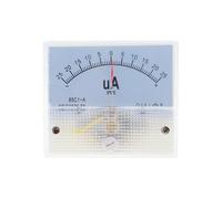 Amperímetro analógico Amperímetro positivo y negativo 85c1, miliamperímetro de CC, microamperímetro ± 25 ua, 50 ua, 100 ua, 200 mA, 300 mA, 5 A, 10 A, amperímetro bidireccional(-200uA To 200uA)