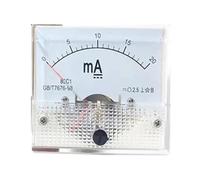 Amperímetro analógico Amperímetros CC 85C1-mA Panel de medición analógico Rango de medición 1mA 2mA 10mA 20mA 50mA 100mA 100mA (1MA)