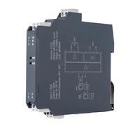 Amperímetro analógico Convertidor de señal analógica Aislador CC 24 V 0-20 mA 0-10 mA 2 entradas 2 salidas CC(1 In 2 Out,1-5V OUTPUT_0-5V INPUT_DC 24V)
