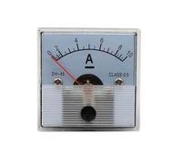 Amperímetro analógico de aguja SO-45 / DH-45DC, 1A, 2A, 3A, 5A, 10A, for pruebas eléctricas. 1 unidad.(HD-45,1A)