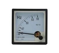 Amperímetro analógico de alta precisión Hertz 45-55Hz Medidor Amperímetro Monitor Tipo Puntero Corriente Instrumento Analógico Panel Frecuencia Medidor