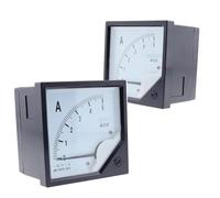 Amperímetro analógico de corriente continua 6C2, 5A, 10A, 30A, 50A, 100A, 300A/75 mV, indicador de panel, 80 x 80 mm, con derivación, 1 unidad(200A 75mV)