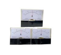 Amperímetro analógico de panel, 44C2 CC/75 mV, 50 A, 0 A, 3 A-500 A, 1 unidad(200A)