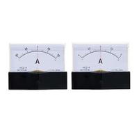 Amperímetro analógico de panel 44C2 DC /75mV, 50A -0-50A 3A 5A 10A 20A 30A 100A 200A 300A 500A (1 unidad)(5A -0-5A)