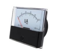 Amperímetro analógico DH-670 Microamperímetro analógico CC uA, amperímetro de panel, probador de corriente 50 uA, 100 uA, 200 uA, 300 uA, 500 uA, 1000 uA(500UA)