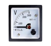 Amperímetro analógico Voltímetro de montaje en panel 99T1 AC 300V, 250V, 450V, 500V (6KV100V)