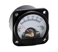 Amperímetro de 100 mA fácil de instalar, corriente analógica indica CC 100 mA para medidor de panel analógico auditivo