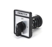 Amperímetro de C178-4A, 4 posiciones, 4 fases, circuito de motor AC380V DC220V, interruptor de leva de selección de perilla giratoria de cambio Universal
