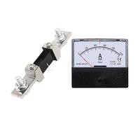 Amperímetro de CC DH670, medidor mecánico de aguja for lectura de corriente de 30 A a 500 A / 75 mV. Equipado con divisor. 1 unidad.(400A-75mV)