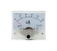 Amperímetro de puntero CC 85C1-uA, microamperímetro analógico, medidor de corriente mecánico, Panel amperímetro, 50uA, 100uA, 200uA, 300uA, 500uA
