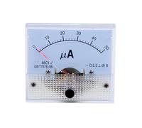 Amperímetro de puntero CC 85C1-uA, microamperímetro analógico, medidor de corriente mecánico, Panel medidor 50uA 100uA 200uA 300uA 500uA(200uA)