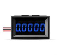 Amperímetro digital de 0 36 pulgadas con pantalla LED de 5 dígitos y conexión de cuatro cables para una medición precisa de corriente CC de hasta 3 A en varios sistemas (rojo)