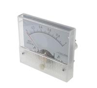 Amperímetro positivo y negativo 85c1, microamperímetro de CC, miliamperímetro, 25ua, 50ua, 100ua, 200mA, 300mA, 5A, 10A, voltímetro, medidor analógico(WHITE)