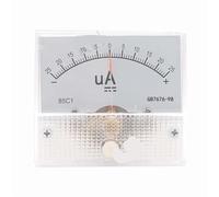 Amperímetro positivo y negativo 85c1, miliamperímetro CC, microamperímetro ± 25ua 50ua 100ua 200mA 300mA 5A 10A, amperímetro bidireccional 1 Uds.(-500uA To 500uA)