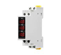 Amperímetro trifásico de CA de 80 a 500 V, 1 a 100 A, pantalla digital LED, medidor de corriente integrado tipo riel de 35 mm, SDM010A