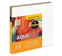Ampersand Art Supply Museum Series Aquabord, 1/8 pulgadas de profundidad, 6X6-Pack de 4