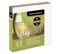 Ampersand Museum Series Claybord, 1/8 Inch 5X5 Pk/4