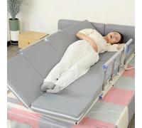 AmphaDeco Multifuncional Ajustable Cama Hospitalaria Electrica Y Manualmente con Colchones De Látex,Camas Articuladas Electricas con Carro Elevador,Cama De Hospital180x90,Quad Function Enlarge Sponge