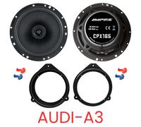 AMPIRE CPX165 Juego de cajas de altavoces coaxiales compatibles para Opel Viv...
