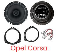 AMPIRE CPX165 Juego de cajas de altavoces coaxiales compatibles para Opel Viv...