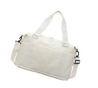 Amplia bolsa deportiva de viaje corto, multiusos, plegable, práctica, resistente al desgaste, equipaje de mano Oxford para viajes cortos de negocios, Amarillo, Mass Beauty