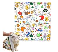 Amplia gama de usos: nuestra innovadora envoltura de gato hace que el baño, el cuidado de las uñas y las tabletas para tus amigos peludos. Cuenta con un diseño adhesivo duradero y también se puede