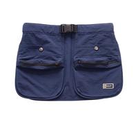 Amplia riñonera deportiva con tela impermeable y panel transpirable, cadera deportiva para ejercicio, gimnasio y viajes, múltiples bolsillos, Color azul, Mass Beauty
