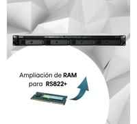 Ampliación RS822+ Ampliación RAM Synology RS822+ | Hasta 32GB de memoria | Qloudea