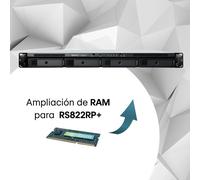 Ampliación RS822RP+ Ampliación RAM Synology RS822RP+ hasta 32 GB | Qloudea