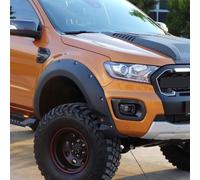 Ampliaciones de guardabarros compatibles con Ford Ranger T8 2019 hasta 2022 4 piezas con ABE TÜV