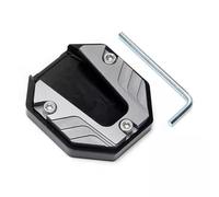Ampliador De Pata Cabra para BMW F 650 Funduro 1993-2000, Almohadilla Lateral Estacionamiento Aluminio, Caballete Lateral Soporte Almohadilla Accesorio,Silver