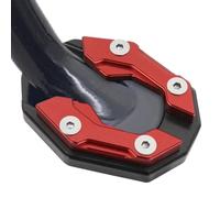 Ampliar soporte lateral para motocicleta - Almohadilla para pie, extensión de pie de aleación de aluminio de 7,2x5,7x1,4 cm | Extensión de caballete para vehículos de dos ruedas | Accesorios de p