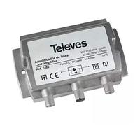 Amplificador De Linea Satélite Fi 20db 5-2150mhz Televes 7485