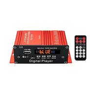 Amplificador, 1 2V 200w 2ch Mini Bluetooth digital DE ALTA FIDELIDAD Amplificador de energía de audio AUDIO AUDIO AMPLIFÍFICADOR AMPLIFICADORES ESTÉREO Fm Radio USB con Remoto