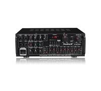 Amplificador, 2 canales Inicio Amplificadores Bluetooth Inicio Audio Audio Estéreo Subwoofer AMPLIFICADOR POWER AUDIO AMPLIFICADOR AUDIO AUDIO USB SD Con remoto(220-V)