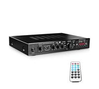 Amplificador, 200 0w 5ch Estéreo Bluetooth AV POWER Surround Bass Car Audio Subwoofer Altavoces LED Amplificador digital for cine de karaoke