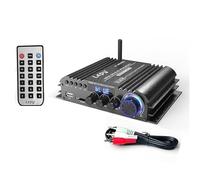 Amplificador, 4 * 400W 4.1 Mini Hi-Fi Digital Bluetooth Amplificador de potencia inalámbrico AUTOMO AUDIO AUDIO AUDIO STEREO Altavoces Bass Amplificador