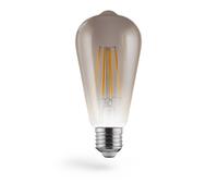 Amplificador. alambre. LED, E27, 420lm 8W, pistola. Edison vint., inten. reg....