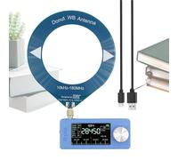 Amplificador Audio Para Hogar, Receptor De Radio FM, Con Antena Pantalla IPS De 23cm Batería De 800mA Pantalla HD LSB Reproductor USB Para Configuración DJ Camión Garaje Casa Lugar De Trabajo RV De Ka