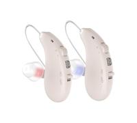 Amplificador Auditivo Recargable, Retroauricular, Amplificador de Sonido RIC, Izquierda y Derecha, Uso Sencillo, Invisible, Manual Español, 6 Canales, Cancelación de Ruido, GM-363