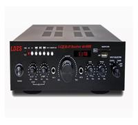 Amplificador, AV608 2000W 5 Amplificador de potencia de audio Bluetooth del hogar del canal DE ALTA FIDELIDAD Digital AV AMP Speaker Control Remoto Reverb 2 Mic FM USB SD