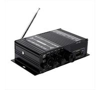 Amplificador Bluetooth AK380 Audio HiFi Karaoke Amplificador de cine en casa de 2 canales Amplificador de potencia Clase D Entrada USB SD AUX