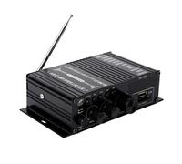 Amplificador Bluetooth AK380 Audio HiFi Karaoke de 2 canales Cine en casa